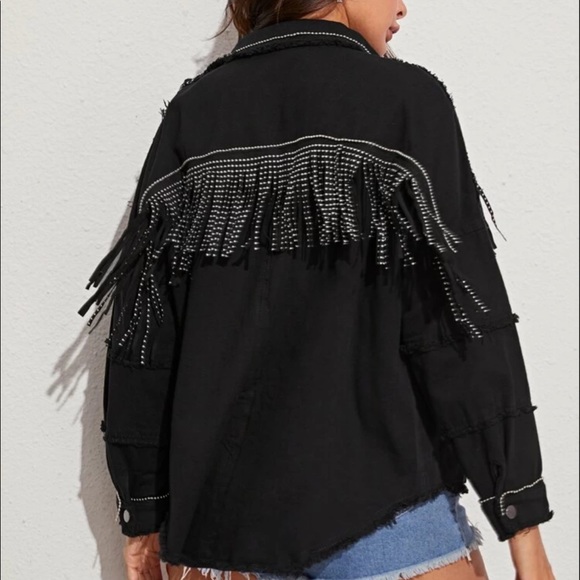 Fringe denim shirt - Picture 2 of 7
